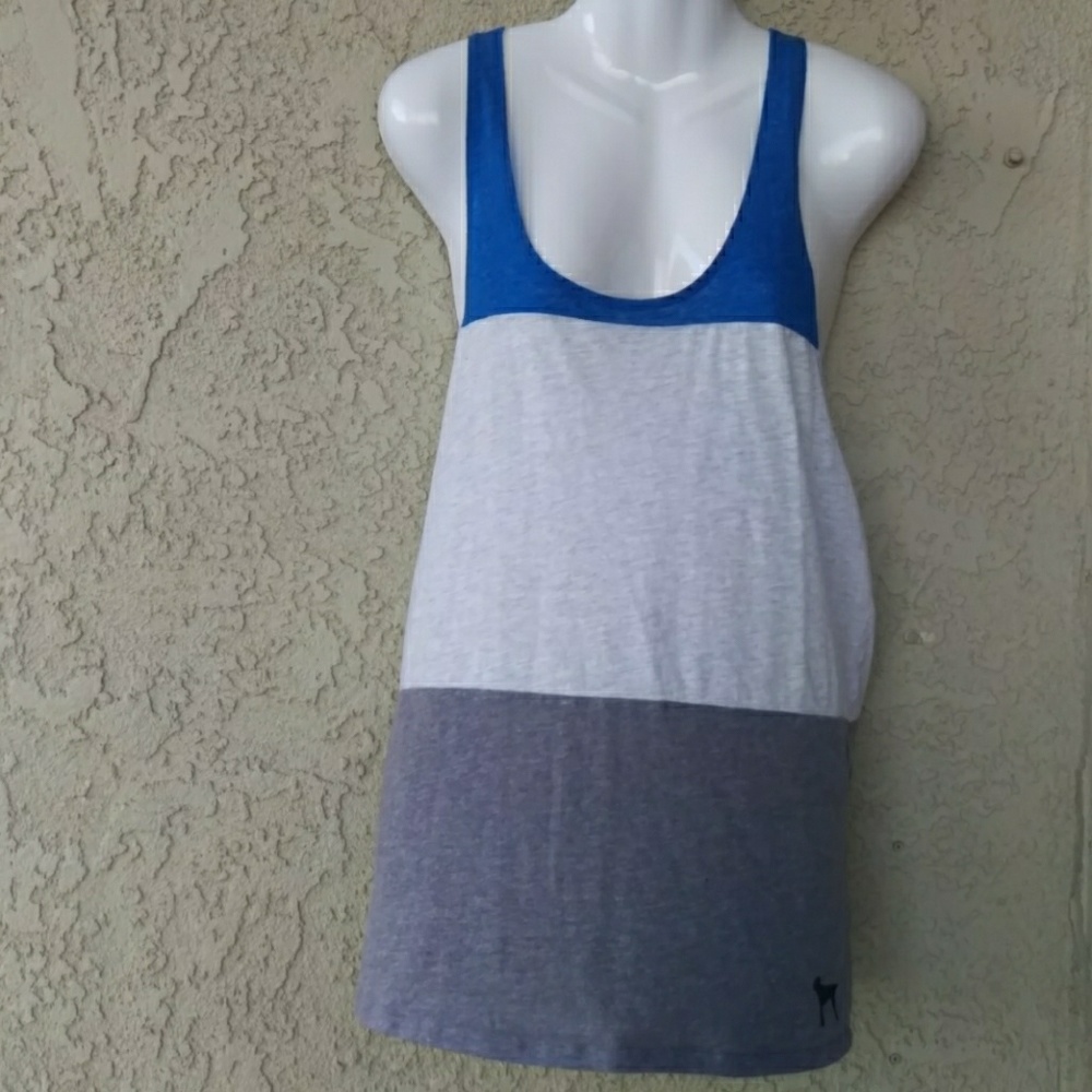 Pink Victoria's secret color block tank top